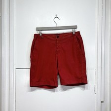 Mr Marvis Chino Shorts The Chillies Red Cotton Stretch Elastic Waist Size XXL