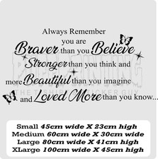  Quote Mural Words Art Vinyl Wall Stickers Decals Home Kitchen Room Decor