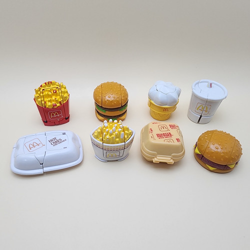 TRANSFORMERS McDonald's (1989) Set 2 robot intercambiabili originali SERIE COMPLETA - Foto 1 di 24