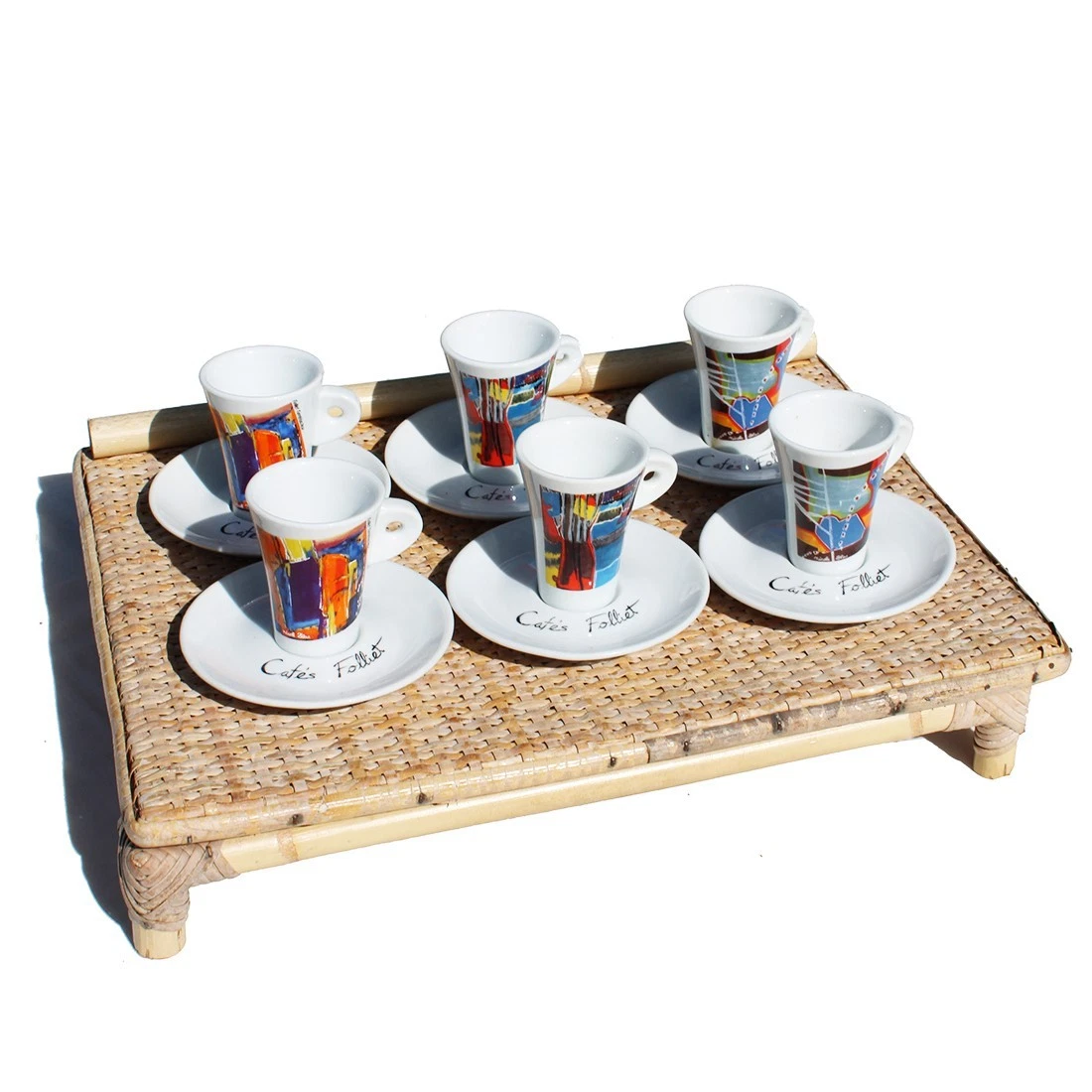 Tasse géante sucrier Cafés Folliet