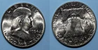 SILVER! SILVER! SILVER! 1954 ½ DOLLAR BOLD FROSTY FBL FROM ORIGINAL ROLL #110-36