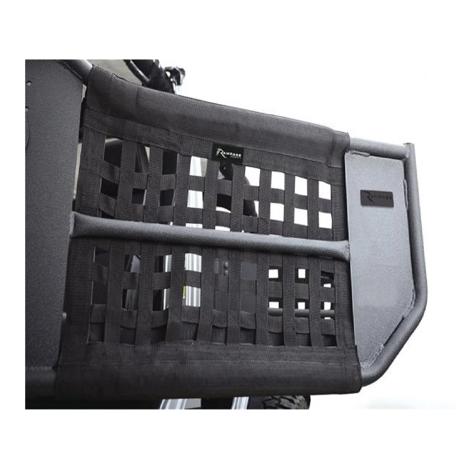 Rampage 7684 Textured Black Front Rear Safari Style TrailDoors for Wrangler JKU Foto 2 de 4