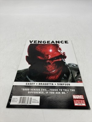 Vengeance #5 2011 Marvel Dell'Otto Red Skull cover America Chavez