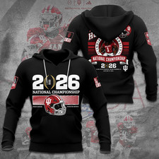 Indiana Hoosiers Football 2026 National Championship 3D Apparel