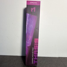 MouseOne Thasis Gaming Mouse Pad Large Purple Non-Slip Rubber 15.7x36.6in
