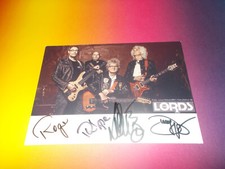 The Lords Beat Rock Band Signed Autographed On Autograph Card