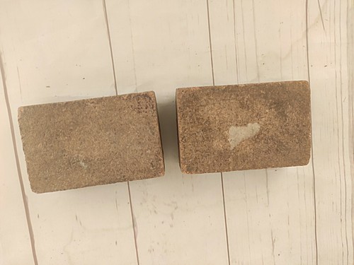 Rare 2 Pcs Vintage Wooden & Metal Floral Design Printing Press Block/Seal/Stamp - Picture 3 of 12