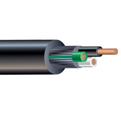 1000' 16/3 SEOOW Power Cable Black Jacket UL CSA 600V