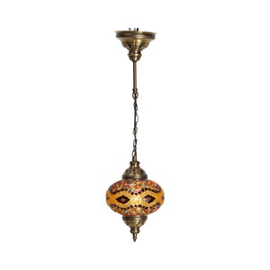 L Turkish Moroccan Mosaic Ceiling Hanging Pendant Light Lamp