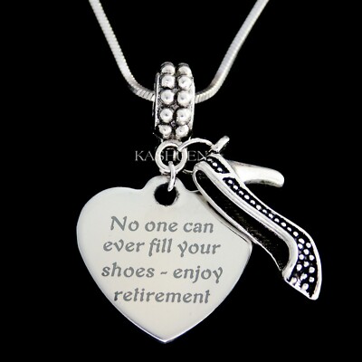 Happy Retirement Gifts, No One Can Ever Fill Your Shoes Bracelet