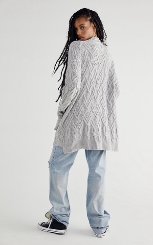 Free People Montana Cable Knit Cardi 
