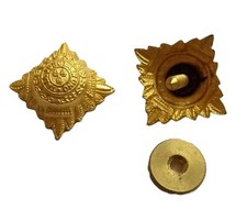 Bath Rank Stars / Pips British Army Insignia Tria Juncta In Uno Screw Post Type