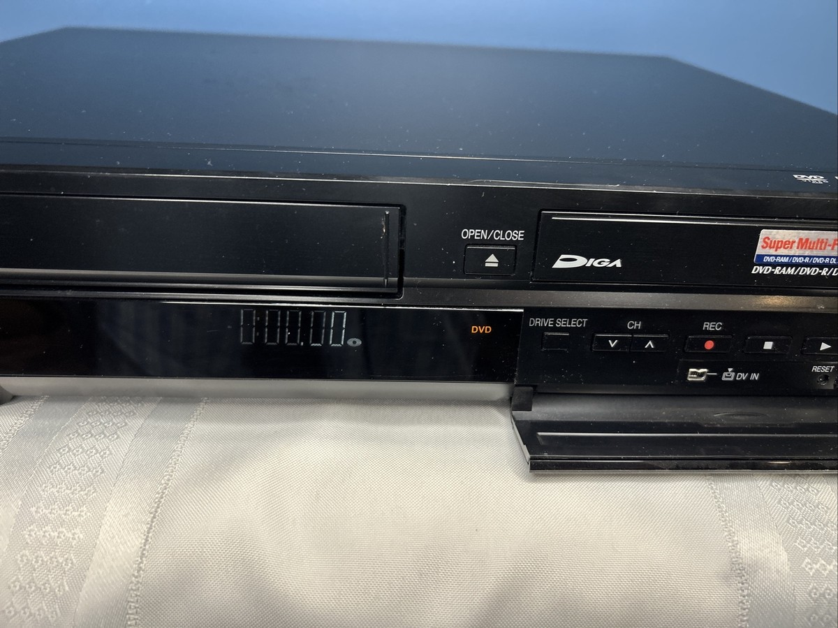 Panasonic　HDD/DVD/VHS複合機　DMR-xp21 PANASONIC DMR-EZ37V VHS VCR DVD-RW Recorder Digital Tuner Tested