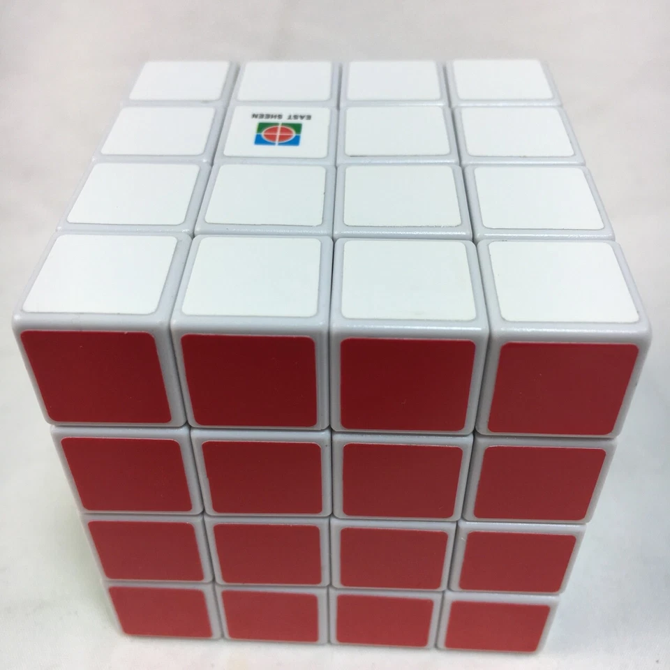 Eastsheen 4x4x4 Brain Teaser Cube Multi-Color Puzzle White Plastic - Image 3 of 4