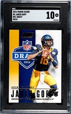 2016 Panini Score JARED GOFF Rookie NFL Draft Gold SGC 10 Gem Mint Pop 1 Lions