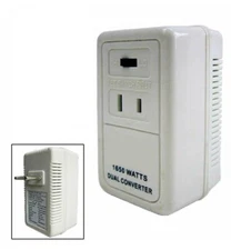 1650W WATT 220 TO 110 VOLT TRAVEL POWER VOLTAGE CONVERTER TRANSFORMER STEP DOWN