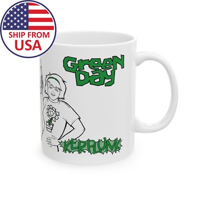 Green Day Kerplunk 11oz Coffee Tea White Mug