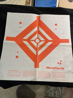 Champion Redfield Style Precision Sight-in Target Copyright 1974 From Elgins