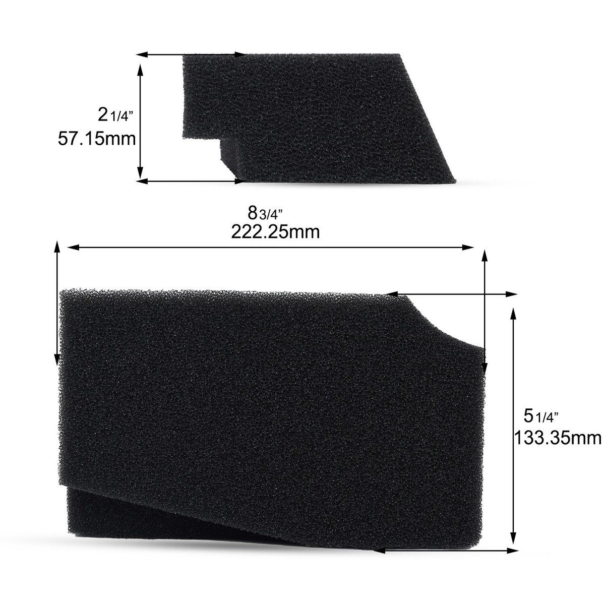 Caltric Hood Foam Pre-Filter For Polaris Snowmobile – Fits 1999-03 Models