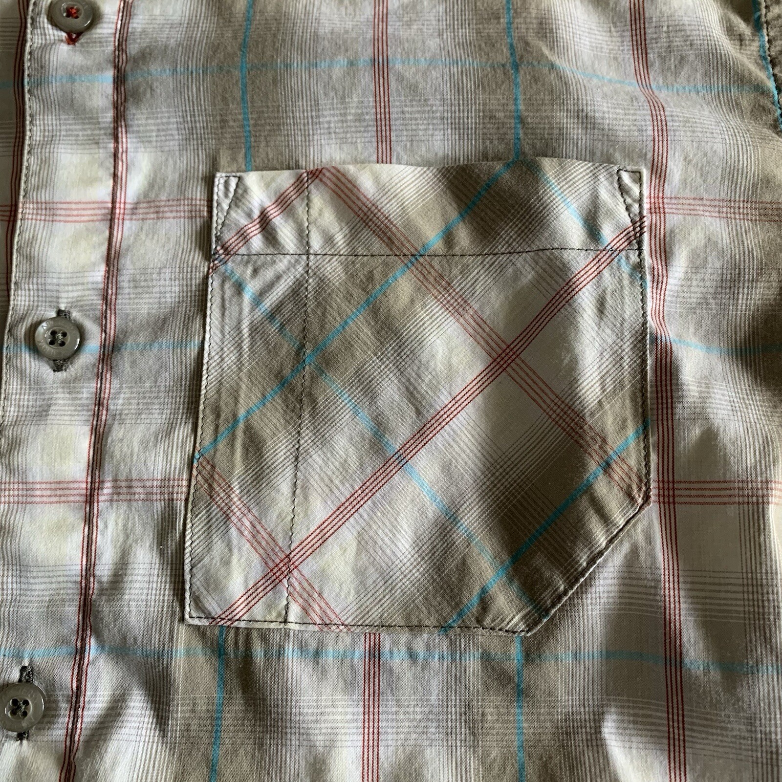 ARC'TERYX Arc’teryx Camicia Uomo Tg M Plaid Bottoni Manica Corta Tasca Outdoor Escursionismo