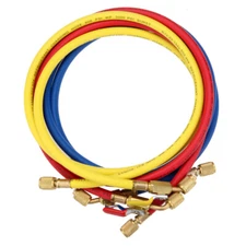 Refrigerant Charging Hose with Ball Valves HVAC Hoses 1/4'' SAE R134A 600 PSI