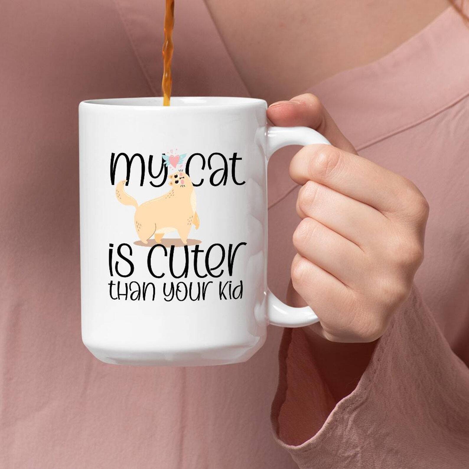 Printed Mug Coffee Cup Tea Mug Graphic Mug Coffee Mug My Cat Ceramic Mug Gift Mu