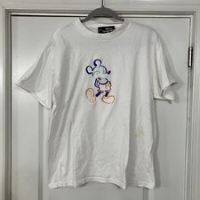 VTG 80s Disney Originals Mickey Mouse T Shirt Size S/M Embroidered Single Stitch
