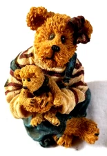Megan McBruin & Friend Bear Hugs Boyds Bear Figurine #228428 2nd Edition