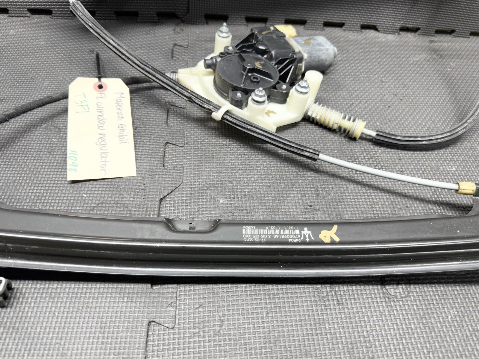 ⭐️2014-2022 Maserati Quattroporte Ghibli FRONT LEFT Window Regulator Motor OEM