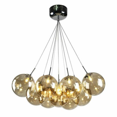 LED Chandelier Glass Globes Light Living Room Bedroom Ceiling Lamp Hallway Light