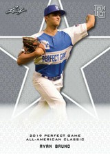 RYAN BRUNO 2019 LEAF PERFECT GAME 