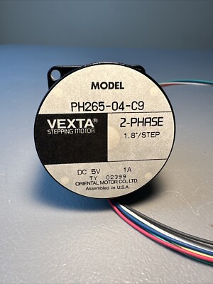 Lot of 9 Oriental Motor Co PCH265-04-C9 Vexta Stepping Motor 2 Phase 1.8/Step