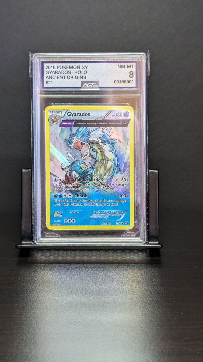 2015 Pokemon XY Ancient Origins Gyarados Holo 21/98 AGS 8 | eBay 2015 Pokemon XY Ancient Origins Gyarados Holo 21/98 AGS 8 | eBay