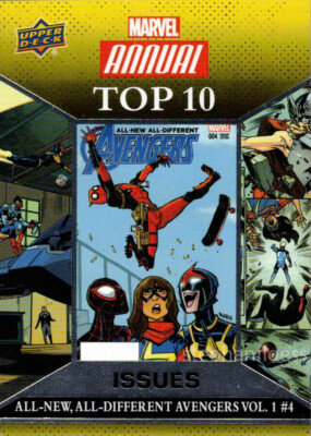 2016 Marvel Annual Top 10 Issues Variant Cover TIV-6 Deadpool All New Avengers