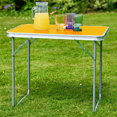 SCHWERLAST DRINNEN DRAUSSEN TRAGBAR KLAPPBAR PICKNICK PARTY ESSEN CAMPINGTISCH