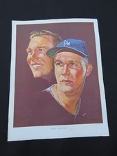 BOB MILLER L A DODGERS NICHOLAS VOLPE UNION 76 PRINT 1964