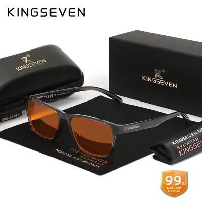 Kingseven 99% Anti-Blue Ray Brille Herren/Damen Computer Blaulicht Blockierend NEU!!