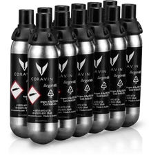 Coravin 1000 Argon Gas Capsules (pack of 12) Black