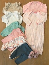 Carter's, Old Navy, Other Infant Girls Clothing Lot of 9 Size 0-3 Months