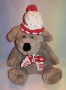 kris kringle stuffed dog