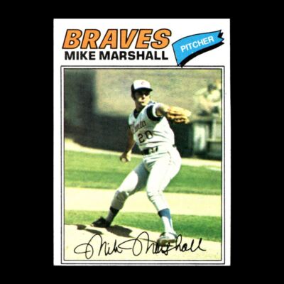 Mike Marshall 1977 Topps Atlanta Braves #263 Great Vintage Set!