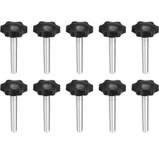 NACX M8 x 50mm Thread Clamping Knob, Thumb Screw, Star Hand Knob Tightening S...