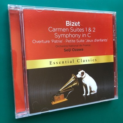 BIZET Carmen Suites 1 & 2 | Orchestral Works CD Seiji Ozawa Michel Crocquenoy NM