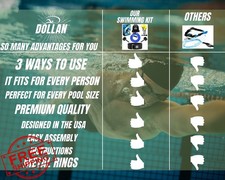 Swim Tether Stationary Training Resistance Belt Pool Harness