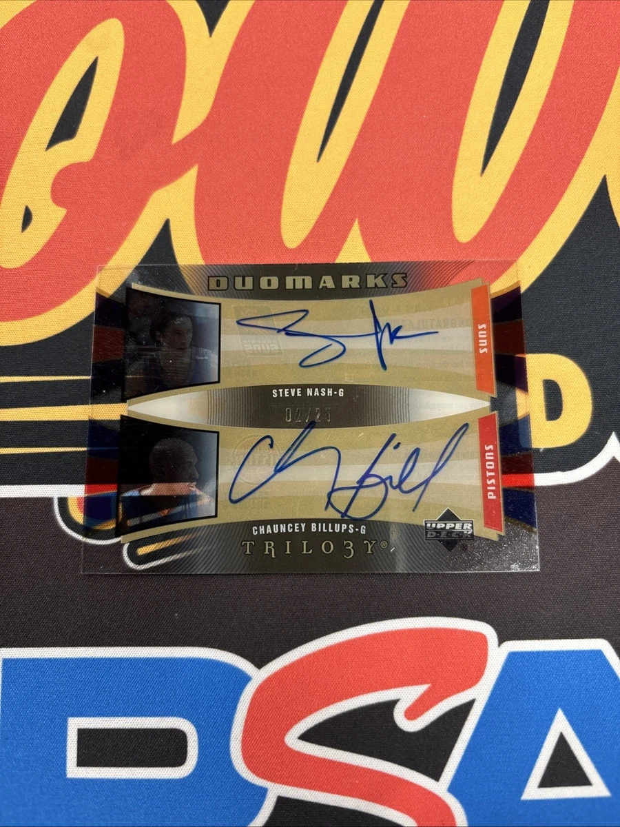 Upper Deck Steve Nash Basketball Autographed Sports Trading Cards