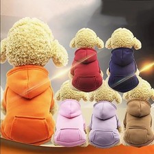 Pet Dog Winter Hooded Sweatshirt for Small Medium Coat Puppy Cat Jacket Hoodie
