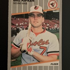 Fleer 1989 Fleer Bill Ripken Baltimore Orioles #616 Base Set Baseball Card