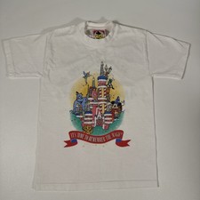 Vintage Walt Disney World 25 Anniversary Mickey Mouse T-Shirt Kids Small USA