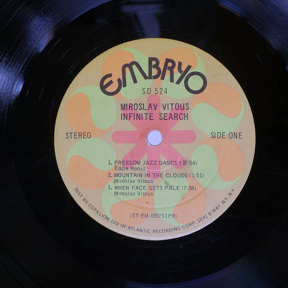 MIROSLAV VITOUS INFINITE SEARCH EMBRYO SD524 US VINYL LP - Image 2 of 2