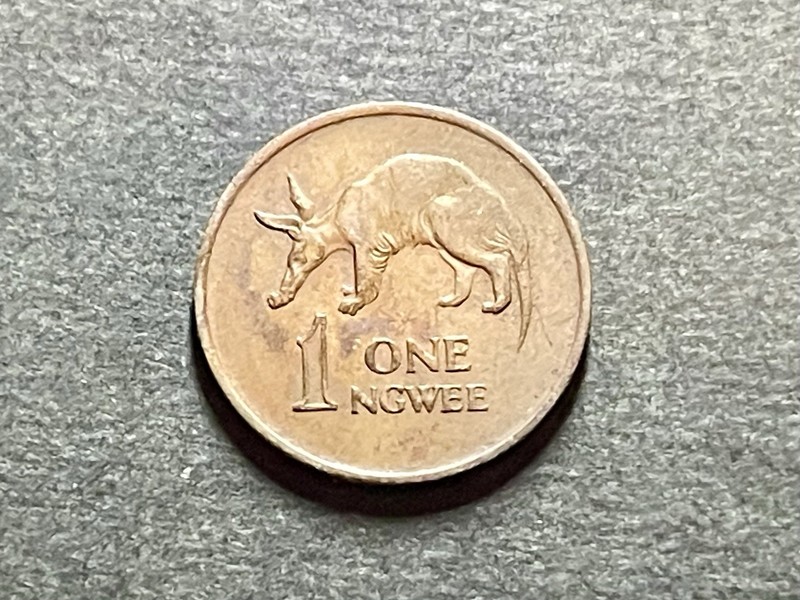 Zambia 🇿🇲 1 ngwee • 1968 KM#9 - 17.6mm (Aardvark) Combined Shipping!